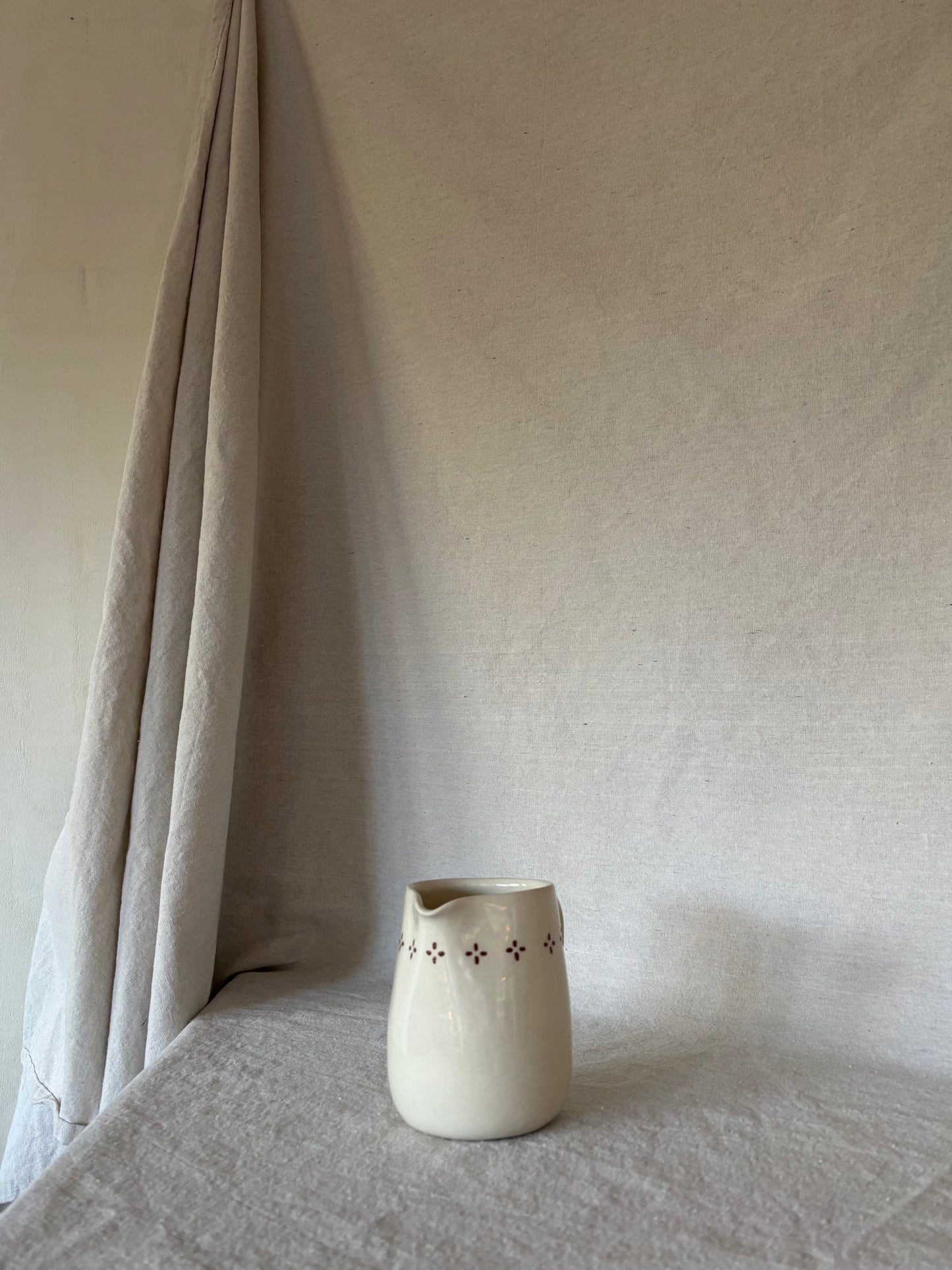 Vintage Patterned Pitcher